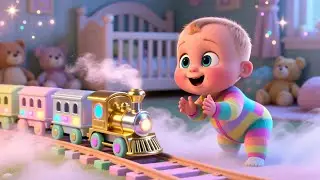 Magical Toy Train Ride 🚂✨ Fun Train Song for Kids | Joyful Playtime Adventure