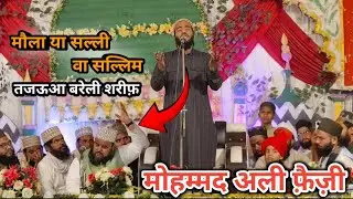Mohammad Ali Faizi || Maula Ya Salli Wa Sallim (Naat Sharif ( Tajua Bareilly Sheef }