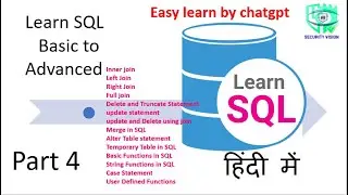 Mastering Advanced SQL Techniques | Part 4: Join Operations, Data Modification and Functions