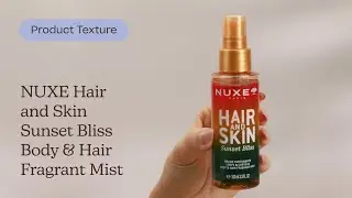 NUXE Hair and Skin Sunset Bliss Body & Hair Fragrant Mist Texture | Care to Beauty
