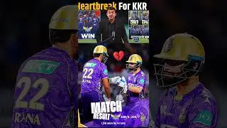 Heartbreak for KKR jita hua match haar gayi kkr #ipl2025 #kkr #lsg