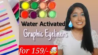 COLORFULL WATERACTIVATED EYELINERS FOR GRAPHIC LINER LOOKS | RUTUMA