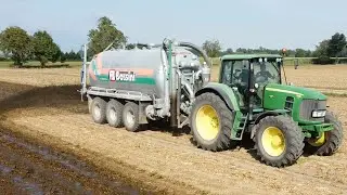 SPARGIMENTO LIQUAME 2021 | JOHN DEERE 7530 PREMIUM + BOSSINI B260