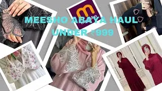 Meesho abaya haul/ affordable abayas from meesho/മലയാളം