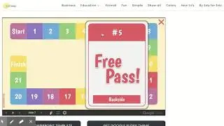 Digital Board Game, an interactive template for Google Slides | SlidesMania