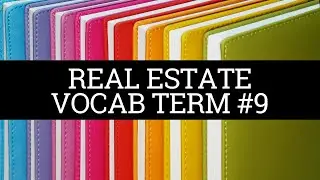 Daily Real Estate Vocab #9 - Sales Comparison Approach