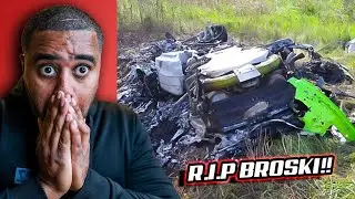 186MPH LAMBORGHINI HURACAN HORROR CRASH REACTION!!