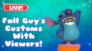 [Live] Fall Guys Customs With Viewers!!! [Winners Picks]
