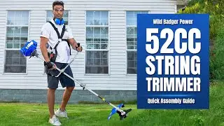 52cc 3-in-1 Weed Wacker Setup (5-Min) | Wild Badger Power