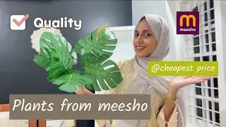 🍃Artificial plants @ cheapest price from meesho/ tropical leaf,Creepers,shrubs and more