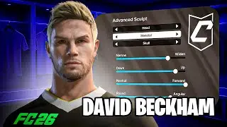 DAVID BECKHAM Face Tutorial en EA FC 26: El Rey del Estilo 🎯