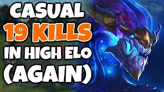 Casual 19 Kill Aurelion Sol in High Elo (Again) | Pekin Woof