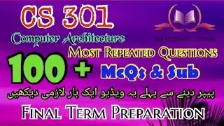 CS301 || Final Term Preparation || McQs || Subjective Files || The Student's Platform