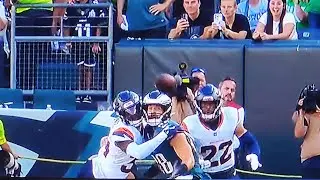 NFL CONTROVERSIAL NO FLAG: DALLAS GOEDERT: JL SKINNER: DENVER BRONCOS VS. PHILADELPHIA EAGLES: NFL