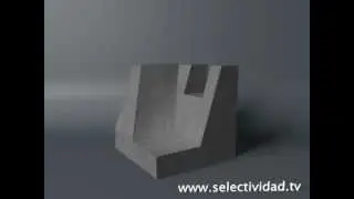 Dibujo isométrico de una pieza dada. (II)