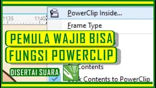 belajar corel draw - tutorial powerclip corel draw x7 - Raden Desain Official