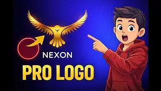 NEXON Logo Design 🔥 | Eagle Logo Design in Canva (Hindi)