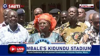LIVE: PCS Mudavadi leads press conference for the Kidundu Stadium Construction, Mbale Town