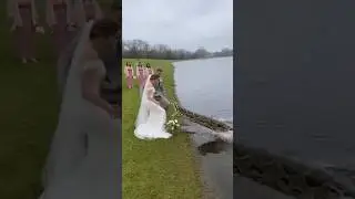 Snake Crashes Beach Wedding!