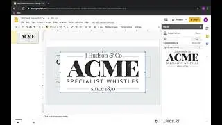 How to insert an image into a Google Slides document