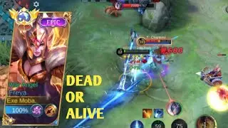 1HP DEAD OR ALIVE?😟 | Drex Plays | Freya GAMEPLAY | MLBB