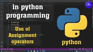 Assignment operators in python  Programming। code learning।