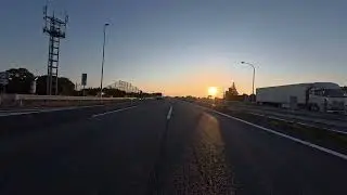 常磐自動車道（下り）守谷SA&rarr;中郷SA