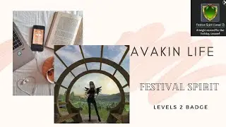 Festival spirit lvl 2 badge|I got my lvl 2 badge|Avakin Life 2020