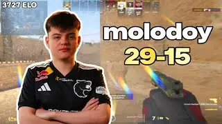 MOLODOY 29-15 EU FACEIT POV (Mirage) | 3727 ELO