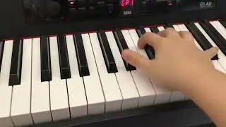 Pacman game theme on piano 