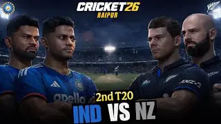 WCC3 | IND vs NZ 2nd T20 🔥| Can India Bounce Back After ODI Series Loss? | Ultra Realistic 
