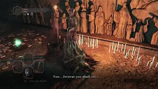 Dark Souls 2: Level 1 Deprived vs. Elana, the Squalid Queen (No Damage)