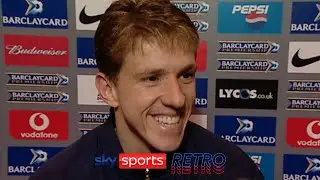 Juninho after inspiring Middlesbrough to a 3-2 victory over Manchester United