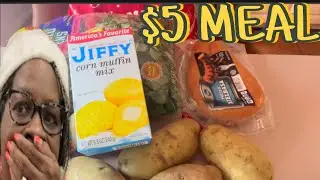 $5 Family Dinner | Easy & Delicious Meal on a EXTREME BUDGET!
