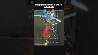 Impossible 1 vs 4 clutch 🔥 with MP5 #freefirevideo  #trendingshorts  #viralshort #ajjubhai94  #ff