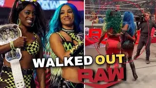 Sasha Banks & Naomi WALKED OUT Of WWE Raw