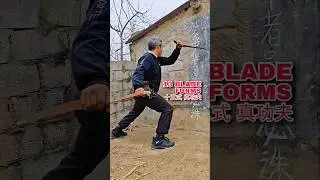 Real Kung Fu Blade Form - 13 Moves Against the Human Body