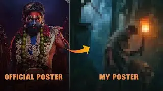 I Made Pushpa 2 Movie Poster In My Style / Pushpa 2 Poster Editing #pushpa2 #pushpamovie #alluarjun