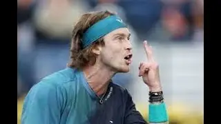 Andrey Rublev won &pound;120k despite Dubai disqualification for screaming in line judge's face