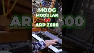 Битва модульных гигантов Moog Modular против ARP 2600 @RosenSound