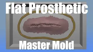 Zbrush Mold Tutorial - How To make a Flat Prosthetic Master Mold