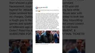 Knicks Owner DOLAN Had LEGEND OAKLEY ARRESTED In MSG! 😡🏀