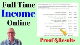 How To Make A Full Time Income Online - Best Way To Make Money Online - Income Proof