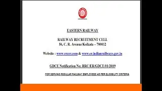 Recruitment of Ticket Clerk and Typist in Eastern Railway