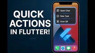 Flutter Quick Actions Tutorial – Add App Icon Shortcuts in Seconds!