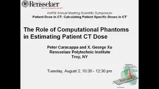 Patient Dose in CT  Calculating Patient Specific Doses in CTJoint with Education