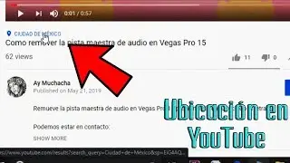 Cómo etiquetar la ubicación en videos de YouTube 2019