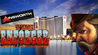 THE ENFORCER SLOT MACHINE BY AINSWORTH SLOTPLAY AND BONUS HIGH LIMIT ROOM @ GSR RENO, NV