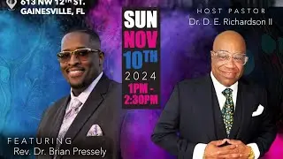 Dr. Brian Presley @ TOPROC COGIC in Gainesville Fl.