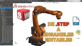 Como Importar y Editar Ensambles en Formato. STEP, STP, IGES en SOLIDWORKS | INNOVATECH